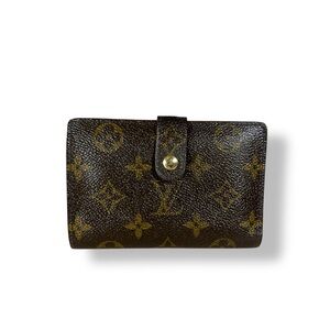 Authentic Louis Vuitton Vintage Kiss Lock French Wallet